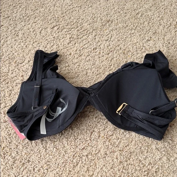 Victoria's Secret Black Ruffle Bikini - Picture 4 of 5